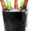Seau à Glace/seau à Bière Métal Noir - 6L - Seau à Boissons - Refroidisseur à Boissons - Refroidisseur à Vin 1 Seau à Glace/seau à Bière Métal Noir - 6L - Seau à Boissons - Refroidisseur à Boissons - Refroidisseur à Vin -Dégustation Délicate 949x1200 1