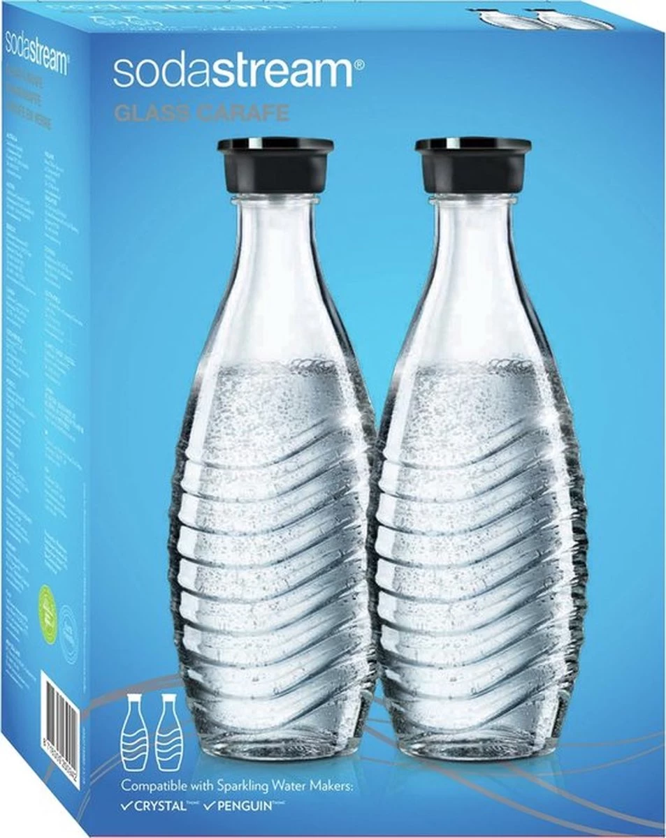 Carafes En Verre SodaStream Duopack - 0,7L - Convient Uniquement Pour Sodastream Crystal 5 Carafes En Verre SodaStream Duopack - 0,7L - Convient Uniquement Pour Sodastream Crystal – Image 3