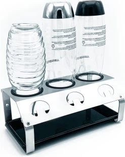 Sodafresh - Porte-bouteille Et égouttoir Haut De Gamme Pour Toutes Les Bouteilles Sodastream - 100 % Acier Inoxydable -Dégustation Délicate 955x1200 4