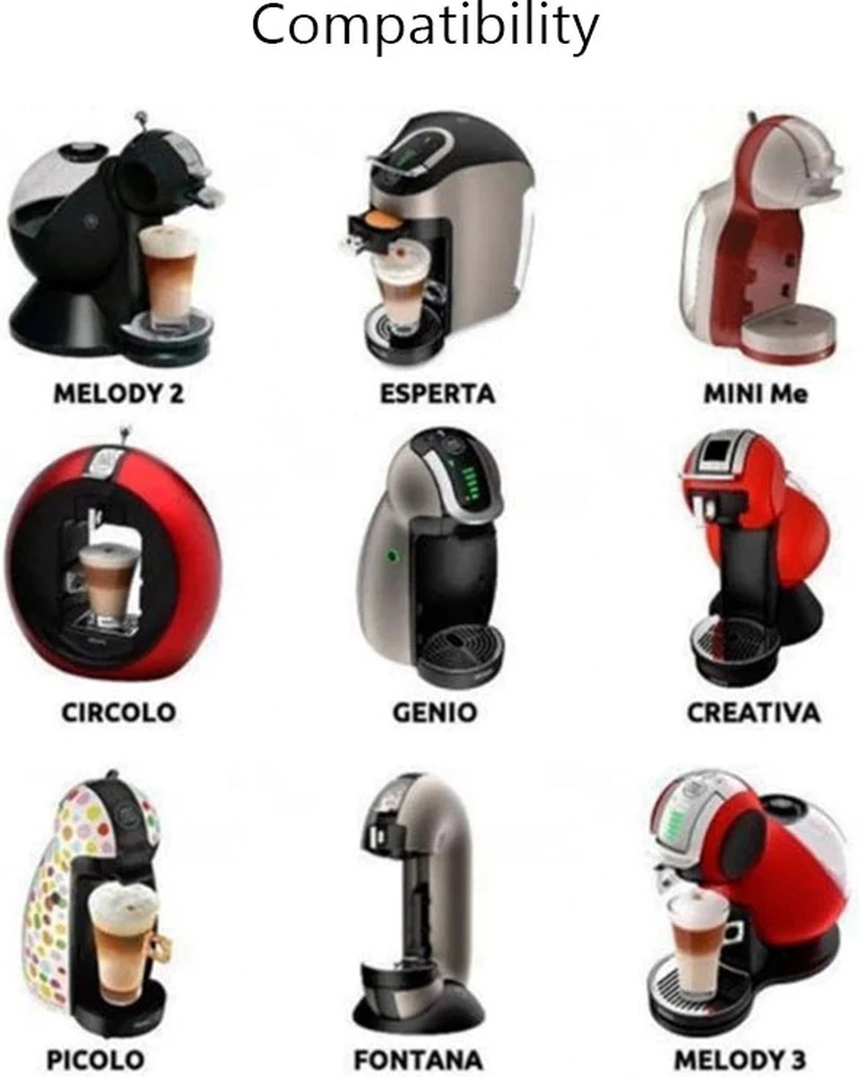 3 X Tasse à Café Réutilisable Dolce Gusto - Café En Capsule - Capsules à Café Rechargeables - Café Réutilisables - Filtre à Brosse Cuillère 8 3 X Tasse à Café Réutilisable Dolce Gusto - Café En Capsule - Capsules à Café Rechargeables - Café Réutilisables - Filtre à Brosse Cuillère – Image 6