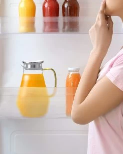 Smith's Mason Jars Cuisinière Et Pichet En Verres Idéal Pour Réfrigérateur, Pichets à Eau, Couvercle à 2 Voies, Pichet En Verre Borosilicaté Léger Et Durable Avec Poignée, Design Classique | Bocaux Mason De Smith -Dégustation Délicate 960x1200 10