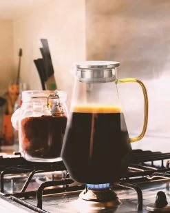 Smith's Mason Jars Cuisinière Et Pichet En Verres Idéal Pour Réfrigérateur, Pichets à Eau, Couvercle à 2 Voies, Pichet En Verre Borosilicaté Léger Et Durable Avec Poignée, Design Classique | Bocaux Mason De Smith -Dégustation Délicate 960x1200 12