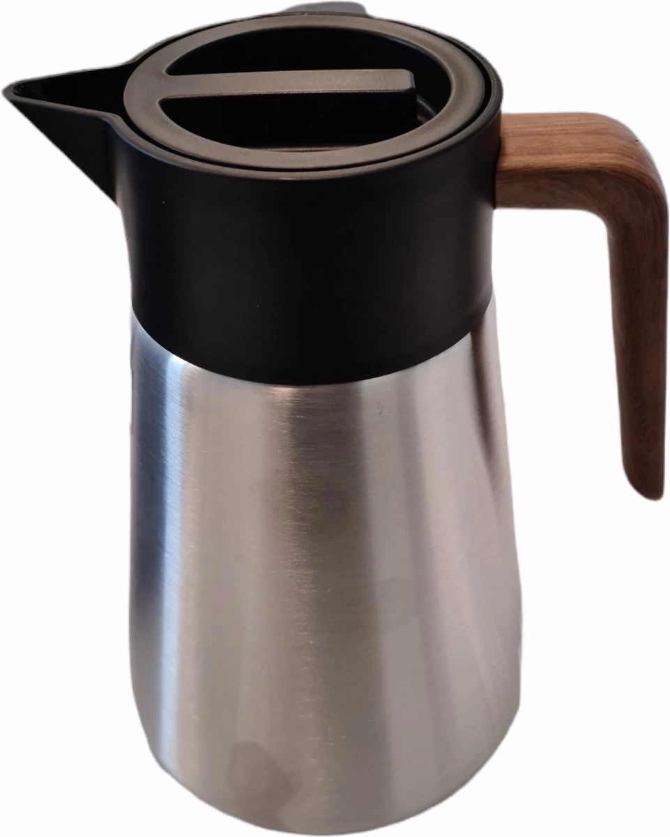 YILTEX – Bouteille Isotherme / Bouteille Thermos / Bouteille Thermos / Bouteille Thermos 1 Litre / Bouteille Thermos 1 Litre – 1l – Inox - Argent/ Zwart 5 YILTEX – Bouteille Isotherme / Bouteille Thermos / Bouteille Thermos / Bouteille Thermos 1 Litre / Bouteille Thermos 1 Litre – 1l – Inox - Argent/ Zwart – Image 3