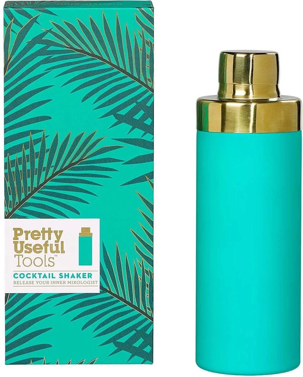 Shaker à Cocktail - Finition Douce Au Toucher Vert Menthe - 500 Ml 3 Shaker à Cocktail - Finition Douce Au Toucher Vert Menthe - 500 Ml