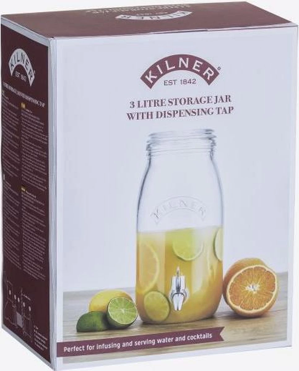 Distributeur De Boissons Rond Kilner 3 Litres 5 Distributeur De Boissons Rond Kilner 3 Litres – Image 3