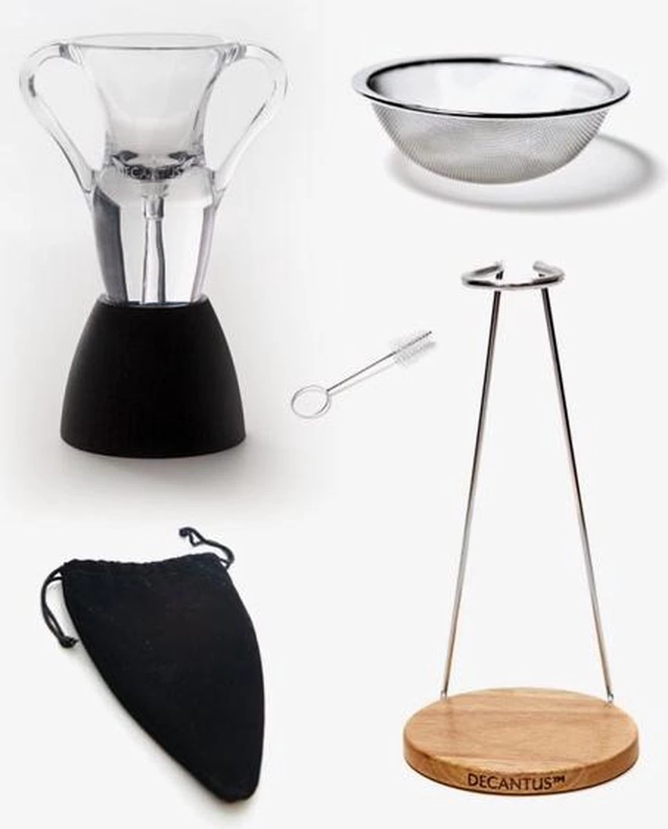 Decantus Connoisseur - Ensemble Aérateur De Vin Avec Support 4 Decantus Connoisseur - Ensemble Aérateur De Vin Avec Support – Image 2