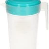 Carafe à Eau/pot à Jus Transparent/bleu Avec Couvercle 2 Litres En Plastique¿½- Pichet étroit Qui Tient Dans La Porte Du Réfrigérateur -Dégustation Délicate 969x1200 7