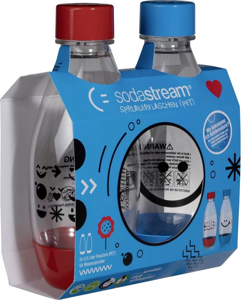 Bouteille PET Sodastream PET-Flasche 0 L Duopack Kids Edition Vert, Oranje 5 Bouteille PET Sodastream PET-Flasche 0 L Duopack Kids Edition Vert, Oranje – Image 3