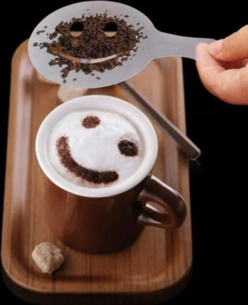 Machine à Figurines Café - Latte Art - Moules Cacao - 16 Supports Différents - Cappuccino - Latte Macchiato - Hartjes Maker 4 Machine à Figurines Café - Latte Art - Moules Cacao - 16 Supports Différents - Cappuccino - Latte Macchiato - Hartjes Maker – Image 2