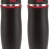 Set De 3x Pièces En Acier Inoxydable Tasse à Garder Au Chaud / Tasse à Tenir Au Chaud Noir / Rouge 400 Ml - Tasse Isolante / Tasses Thermos - Double Paroi -Dégustation Délicate 980x1200 3
