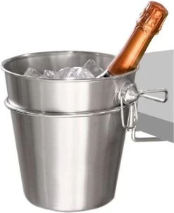 Excellent Houseware Champagne Cooler En Acier Inoxydable - Avec Support -Dégustation Délicate 982x1200 3