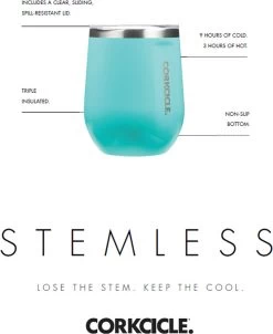 Gobelet à Boire Corkcicle Pour Vin Ou Café - Conçu Par Karim Rashid : "Chillwave" Gobelet De Voyage Isolé Sans Pied Avec Couvercle, Gobelet à Vin, Peut Contenir 355 Ml, 12 Oz 14 Gobelet à Boire Corkcicle Pour Vin Ou Café - Conçu Par Karim Rashid : "Chillwave" Gobelet De Voyage Isolé Sans Pied Avec Couvercle, Gobelet à Vin, Peut Contenir 355 Ml, 12 Oz -Dégustation Délicate 982x1200 4