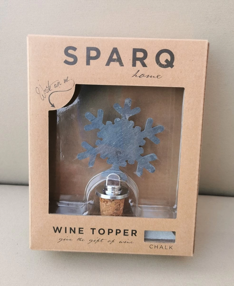 Sparq Home - Bouchon à Vin - Flocon De Neige - Pierre à Savon - Bouchon à Vin - Accessoires Pour Le Vin - Service De Bar - Cadeau Promotionnel - Cadeau 7 Sparq Home - Bouchon à Vin - Flocon De Neige - Pierre à Savon - Bouchon à Vin - Accessoires Pour Le Vin - Service De Bar - Cadeau Promotionnel - Cadeau – Image 5