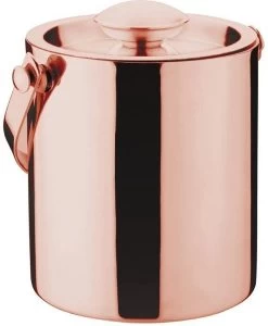 Olympia Barware Seau à Glace Double Paroi Avec Couvercle Couleur Cuivre 1L - Olympia DR740