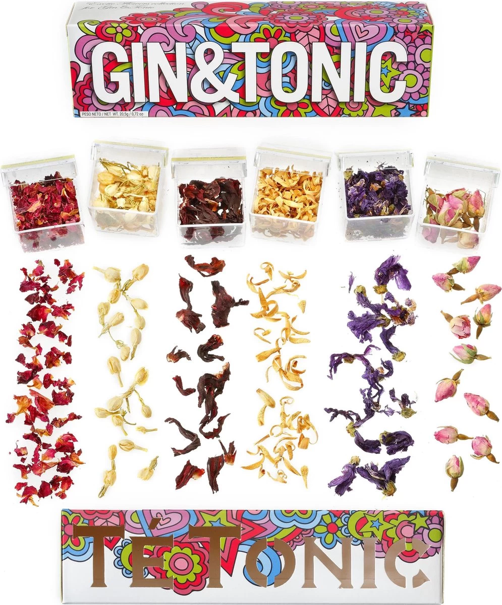 Te Tonic Flowers Botanique, 6 Fleurs Différentes Pour Parfumer Votre Gin Et Tonic 5 Te Tonic Flowers Botanique, 6 Fleurs Différentes Pour Parfumer Votre Gin Et Tonic – Image 3