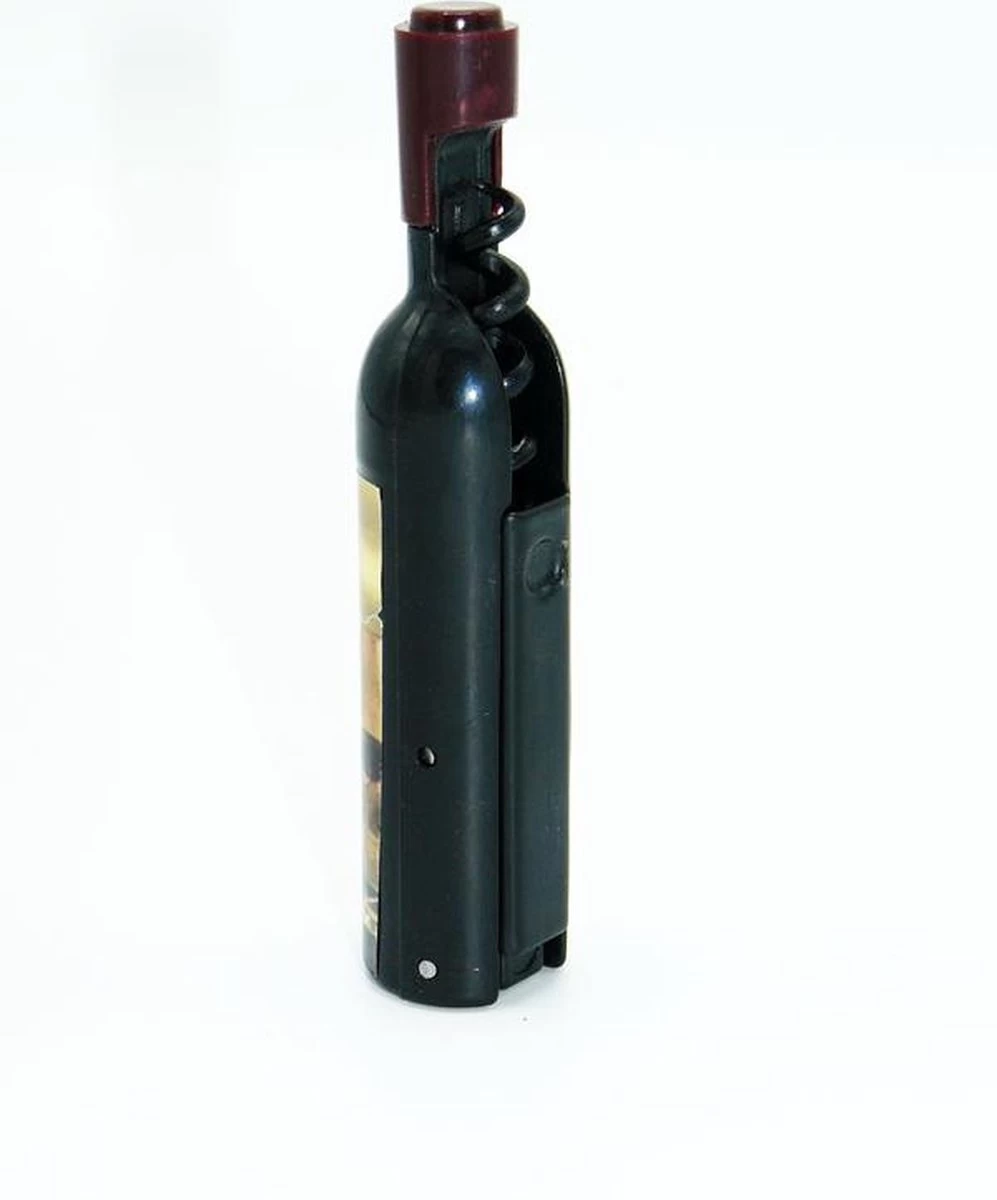 Couteau à Vin Edition Serveur - Couteau Sommelier - Tire - Bouchon à Vin - Ouvreur De Vin - Bières Ouvre - Ouvre - Bouteille - En Acier Inoxydable Et En Plastique - Zwart 5 Couteau à Vin Edition Serveur - Couteau Sommelier - Tire - Bouchon à Vin - Ouvreur De Vin - Bières Ouvre - Ouvre - Bouteille - En Acier Inoxydable Et En Plastique - Zwart – Image 3